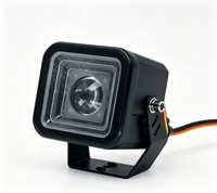 Nouvelle lampe de travail LED carrée de 3 pouces 20W, ambre DRL, étanche IP67, 12-48V, lampe auxiliaire de conduite 2000lm, voiture, camion, chariot élévateur, 6000K