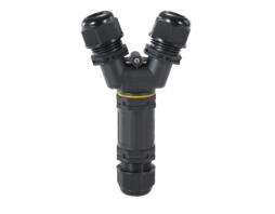 Ip68 עמיד למים 90 מעלות 3 דרך m20 m25 בורג <span class=keywords><strong>bayonet</strong></span> clamp y מחבר חשמלי צורה - Product Image 2