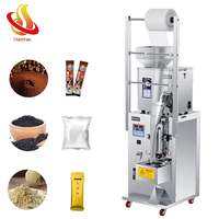 Machine de remplissage quantitative entièrement automatique pour granulés et poudres, machine d'emballage de poudres avec scellage trois côtés pour sachets de thé