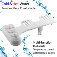 Galenoo — nettoyeur de corps intelligent, couverture de toilette pour femmes, eau froide et chaude, installation simple, lavage des fesses, double buse