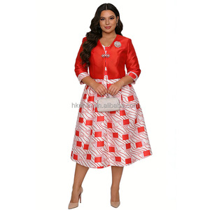 Vestidos de iglesia Geenlinm de talla grande para mujeres africanas elegantes - Product Image 3