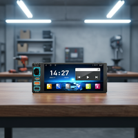 Reproductor MP5 para Auto de 6.8 Pulgadas, Pantalla Táctil Capacitiva IPS, CarPlay Inalámbrico, Doble USB
