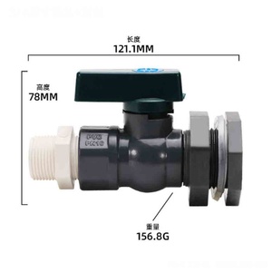 Adaptateur de raccordement fileté fin 3/4 pouce vers 1 pouce pour baril de pluie, connecteur de tuyau pour eau de pluie - Product Image 4