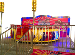 Manège d'occasion Carnival Amusement Disco <span class=keywords><strong>Tagada</strong></span>, construction métal et acier, capacité 20/40 passagers, <span class=keywords><strong>prix</strong></span> usine, à vendre - Product Image 2