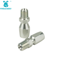 15618-R5 Raccord d'adaptation hydraulique rotatif forgé NPT mâle 1/2 en zinc galvanisé de haute qualité, réutilisable, pour tuyau d'air, certifié ISO 9001