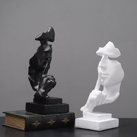 Sculpture de panthère personnalisée en noir, blanc et or, ornement géométrique en résine, statue de léopard, décoration de la faune, cadeau artisanal