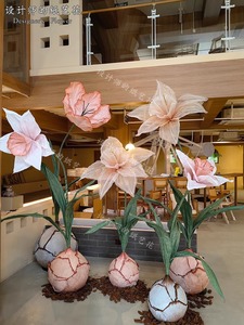 Decoración DE BODA Escenario Interior y exterior Papel hecho a mano Simulación artificial Girasol <span class=keywords><strong>Gigante</strong></span> Grandes flores de organza - Product Image 2