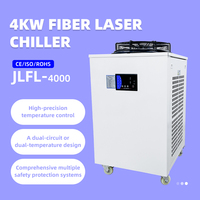 Refroidisseur d'eau pour laser à fibre Blue Penguin JLFL-4000 4kW 380V triphasé refroidi par air pour machine de découpe laser sans tour de refroidissement mobile