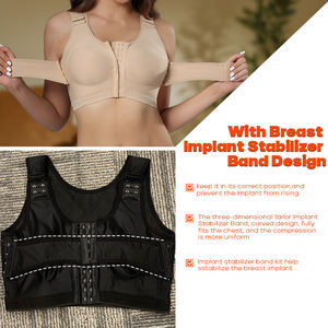 Top Modellante Post-Operatorio con Ganci Regolabili e Logo Personalizzato, Fajas Colombianas con Reggiseno Integrato - Product Image 4