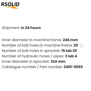 Repuestos para Excavadora Rsoliddiesel 2401-9093 2401-6036, Motor de Traslación Final para Maquinaria de Construcción DH130 - Product Image 4