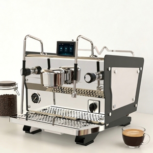 Máquina de Espresso Semiautomática de Doble Caldera de Acero Inoxidable Saturado con 9 Bares para Servicio Profesional de Café E61 Espresso M - Product Image 5