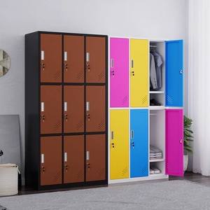 Armarios Metálicos Coloridos de 18 Puertas y 4 Niveles con Cerradura Electrónica, Armarios de Almacenamiento Duraderos para Gimnasio y Salón - Product Image 5