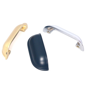 <span class=keywords><strong>Poignées</strong></span> d'armoires de cuisine <span class=keywords><strong>noires</strong></span> et chromées <span class=keywords><strong>poignées</strong></span> de traction de tasse de coquille - Product Image 4