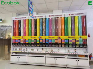 Exhibidor <span class=keywords><strong>de</strong></span> Pared con Alimentación por <span class=keywords><strong>Gravedad</strong></span> Rainbow Wall |   Fabricante <span class=keywords><strong>de</strong></span> Tubos Acrílicos Semicirculares con Contenedores Integrados - Product Image 2