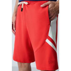 Pantalones Cortos Básicos para Hombre Fiesta de Algodón Grueso y Suave con Textura, Corte Estándar - 81281 - Fiesta - Product Image 3