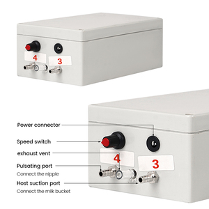 Máquina de Ordeño Eléctrica Económica de 14L con Velocidad Ajustable <span class=keywords><strong>para</strong></span> Vacas, Cabras y Ovejas - Product Image 6