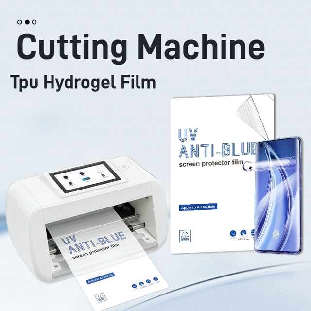 MOMOTECH Hydrogel Film Screen Protector Cutting Machine TPU for Mobile Phones and Smart Watches Made of PC Material