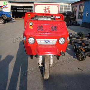 Rugged Heavy Duty Diesel Dump Tricycle 3 Wheel Motorized Trike for Construction Site Cargo <strong>Gravel</strong> Agricultural Hauling - Product Image 3