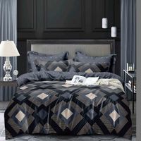 Ensemble de housse de couette en microfibre douce avec imprimé, vente en gros, Offre Spéciale