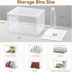 Hot Selling Products 2025 Plastic Shoe <b>Box</b> <b>Storage</b> Sneaker <b>Box</b> Transparent Shoe <b>Box</b> - Product Image 2
