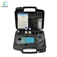 Appareil de test de la qualité de l'eau de piscine AZOVTES AE86062 pour la détection des ions chlorure, de la température et du pH