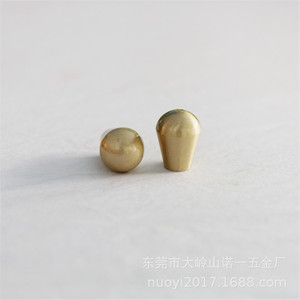 Furniture Handle And <b>Knob</b> <b>Copper</b> Natural Color Round Minimalist Cabinet Drawer Handle Durable - Product Image 3