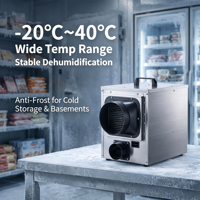 Déshumidificateur rotatif compact à séchage rapide 20L/J, large plage de température (-15°C) ℃   à 50 ℃   Déshumidificateur industriel pour atelier pharmaceutique