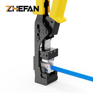 Outil de sertissage de Module de câble réseau, outil de sertissage de terminaison de Jack trapézoïdal Rj45 Keystone Jack poinçon vers le bas outil de sertissage - Product Image 6