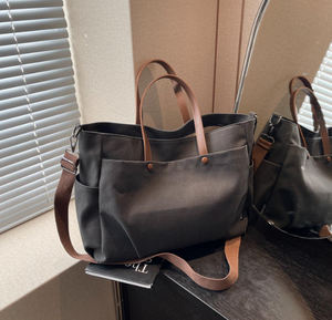 Borsa a Tracolla da Donna in Tela di Grande Capacità con Logo Personalizzato per Uso Quotidiano - Product Image 3