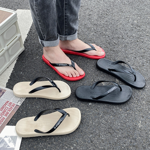 Fabricants de tongs vente directe tongs pour hommes en plein air fond souple porter marée glisser loisirs plage mode grande taille slip - Product Image 1