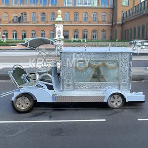 Cercueil électrique sans chevaux, type Rolls Royce, pour transport funéraire, blanc, à 4 roues - Product Image 5