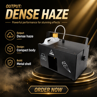 Petite machine à brouillard métallique HS-F16 1000W DMX, emballée en carton, pour scène