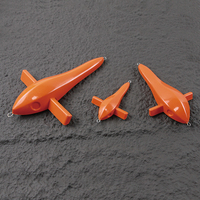 Leurre de pêche Selco imprimé en plastique rigide, type Teaser Bird, pour la pêche à la traîne, excitateur de poissons pour thon et marlin de mer.