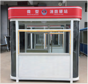 Estructura de acero para exteriores de alta calidad, Casa de Guardia prefabricada, quiosco de boletos de estacionamiento, contenedor de Seguridad para Oficina, caja de centinela para inodoro - Product Image 3