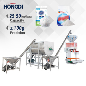 Línea de Producción Automática para Mezclar Alimentos, Plásticos, Productos Químicos y Detergentes para Ropa, con Agitador, Motor de Inducción y Alta Seguridad para Empacado de Polvo - Product Image 2