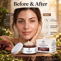 Crème visage revitalisante au peptide de champignon Reishi fermenté, anti-âge, raffermissante, lissante, hydratante, réparatrice de la peau