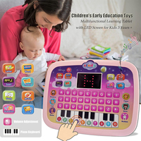Enfants populaires éducation précoce B/O Tool Kids Tablet Toddler Learning Pad avec écran LED