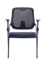 Silla de Entrenamiento Ergonómica Plegable de Malla Ajustable para Estudiantes, con Ruedas, para Oficina, Taller y Estudio, Directo de Fábrica