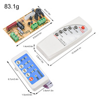 Placa de Control Universal para Ventilador Enfriador de Aire de 300W, Kit de Placa de Circuito con Control Remoto AC 110-220V, Panel en Inglés y Función de Temporizador de 7H