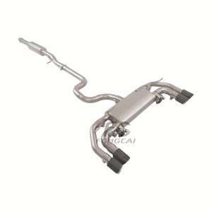 Système d'échappement Catback Valvetronic OEM pour <span class=keywords><strong>Volkswagen</strong></span> <span class=keywords><strong>Golf</strong></span> <span class=keywords><strong>7</strong></span> GTE VII 1.4T, silencieux de performance, embouts noirs en acier inoxydable SS304 - Product Image 3