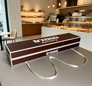 Caja de Embalaje para Tiramisú Personalizada IMEE, Moderna y Premium, para Llevar, con Asa, Caja para Pastel de Mousse, Caja de Cartón Plegable - Product Image 5
