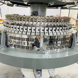 Machine à tricoter circulaire à grande vitesse, double haute densité, jacquard textile, machine à tricoter Pailung, velours, serviette jacquard, hôtel - Product Image 6