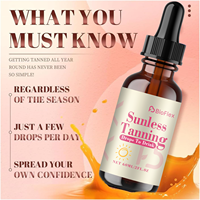 Gouttes autobronzantes OEM ODM à boire pour un teint éclatant et naturel – Autobronzant liquide oral pour le visage et le corps