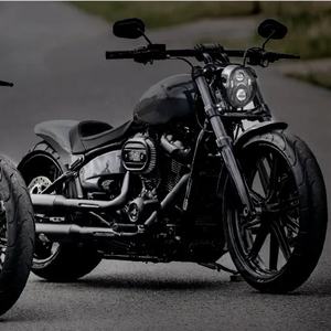 Gruppo Faro Anteriore a LED TYPER per Harley Softail Breakout Sistema di Illuminazione Moto a LED Proiettore con Abbagliante/Anabbagliante - Product Image 2