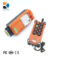 Télécommande à bouton-poussoir pour palan électrique industriel F21-E1B 12V avec code fixe/apprentissage, étanche IP65, portée 150m