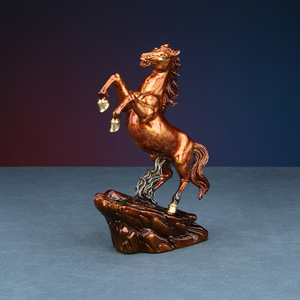 Figura de Caballo de Bronce Copper World, Hecha a Mano, Decoración Artística para el Hogar u Oficina, Regalo de Inauguración de Casa - Product Image 3