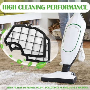 Filtro de algodón Premium para <span class=keywords><strong>aspiradora</strong></span> <span class=keywords><strong>Vorwerk</strong></span> <span class=keywords><strong>VK140</strong></span> VK150 Manual y eléctrico Fabricado por Premium Motor Protection Filter - Product Image 6