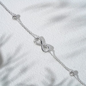 Starsgem-Bracelet de luxe en or blanc 18 carats unisexe de 0.6ct 2mm et 3.7mm avec diamants de laboratoire taillés en brillant - Product Image 3