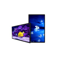 Haute qualité 55 pouces Smart Touch lecteur vidéo numérique LCD TV 1.2mm Pixel mural 1080P signalisation numérique pour ascenseurs de centres commerciaux