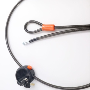 <span class=keywords><strong>Antivol</strong></span> pour vélo, VTT, vélo électrique avec câble et gaine de protection pour moto et fixation de meubles - Product Image 2